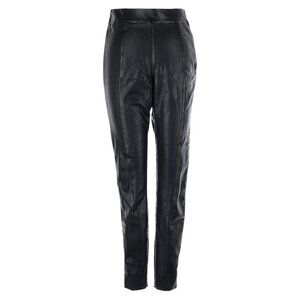 Topshop Women's Black Faux Leather Pants, S